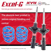 Front KYB EXCEL-G Shock Absorbers + Sport Low Coil Springs for PROTON Wira C97