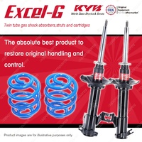 Front KYB EXCEL-G Shock Absorbers + Sport Low Coil Springs for NISSAN Pulsar N15