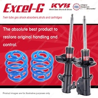 Front KYB EXCEL-G Shocks Sport Low Coil for FORD Laser KN FWD All Styles 99-01