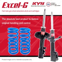 Front KYB EXCEL-G Shock Absorbers + STD Coil Springs for SUZUKI Baleno GC31 GC41