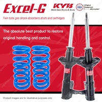 Front KYB EXCEL-G Shock Absorbers + Coil for MITSUBISHI Lancer Mirage CE