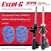 Front KYB EXCEL-G Shock Absorbers + Sport Low Coil Springs for TOYOTA MR2 ZZW30R