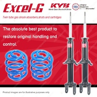 Front KYB EXCEL-G Shock Absorbers + Super Low Coil Springs for FORD Falcon EB ED