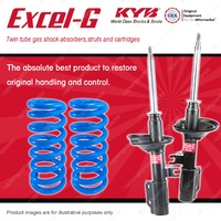 Front KYB EXCEL-G Shock Absorbers + Standard Coil Springs for KIA Mentor AFA