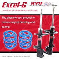 Front KYB EXCEL-G Shocks Sport Low Coil Springs for TOYOTA Corolla ZZE122R