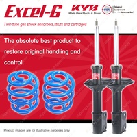 Front KYB EXCEL-G Shocks Sport Low Coil Springs for MITSUBISHI Lancer CG FWD