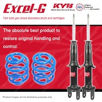 Front KYB EXCEL-G Shocks + Sport Low Coil Springs for FORD Falcon BA BF