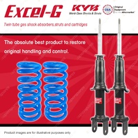 Front KYB EXCEL-G Shocks + Standard Coil Springs for FORD Falcon BA BF