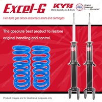 Front KYB EXCEL-G Shock Absorbers + Standard Coil Springs for FORD Falcon BA BF