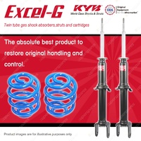 Front KYB EXCEL-G Shock Absorbers + Super Low Coil Springs for FORD Falcon BA BF