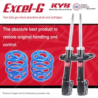 Front KYB EXCEL-G Shock Absorbers Sport Low Coil Springs for MITSUBISHI Colt RG