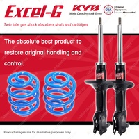 Front KYB EXCEL-G Shocks Sport Low Coil Springs for VOLKSWAGEN Golf MkIII FWD