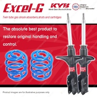 Front KYB EXCEL-G Shocks Sport Low Coil Springs for MITSUBISHI Lancer CA CB