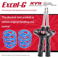 Front KYB EXCEL-G Shocks Super Low Coil Springs for MITSUBISHI Galant HG HH