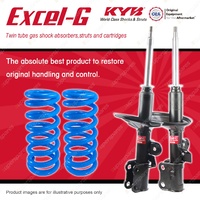 Front KYB EXCEL-G Shock Absorbers + STD Coil Springs for TOYOTA Tarago TCR10R