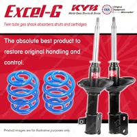 Front KYB EXCEL-G Shocks Sport Low Coil Springs for SUBARU Liberty BC BF FWD