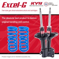 Front KYB EXCEL-G Shock Absorbers + STD Coil Springs for SUBARU Liberty BC BF