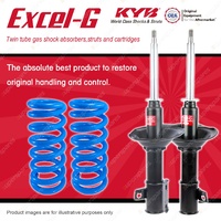 Front KYB EXCEL-G Shock Absorbers + STD Coil Springs for SUBARU Liberty BD BG