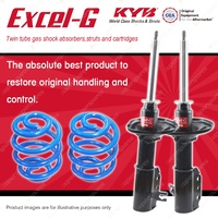 Front KYB EXCEL-G Shock Absorbers + Sport Low Coil Springs for MAZDA 323 BA FWD