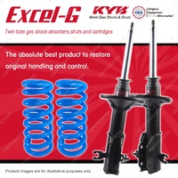 Front KYB EXCEL-G Shock Absorbers + Standard Coil Springs for MAZDA 323 BA