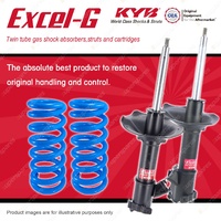 Front KYB EXCEL-G Shock Absorbers + Standard Coil Springs for NISSAN Maxima J30