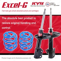 Front KYB EXCEL-G Shocks Sport Low Coil Springs for HOLDEN Apollo JP