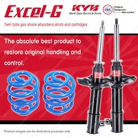 Front KYB EXCEL-G Shock Absorbers + Sport Low Coil Springs for MAZDA 626 GF