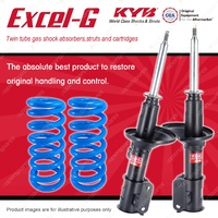 Front KYB EXCEL-G Shock Absorbers + Standard Coil Springs for DAEWOO Nubira