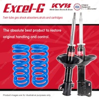 Front KYB EXCEL-G Shock Absorbers + STD Coil Springs for SUBARU Impreza GC GF