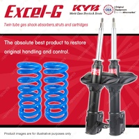 Front KYB EXCEL-G Shocks Raised Coil Springs for MITSUBISHI Magna TE TF TH TJ