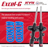 Front KYB EXCEL-G Shock Absorbers + STD Coil Springs for TOYOTA Tarago ACR30R