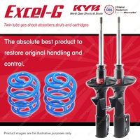 Front KYB EXCEL-G Shock Absorbers Raised Coil for HOLDEN Commodore VT VX