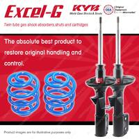 Front KYB EXCEL-G Shocks Sport Low Coil Springs for HOLDEN Commodore VT VX