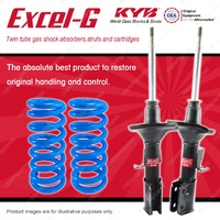 Front KYB EXCEL-G Shock Absorbers + Raised Coil for HOLDEN Commodore VY