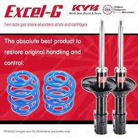 Front KYB EXCEL-G Shocks Sport Low Coil Springs for MITSUBISHI Lancer CH FWD