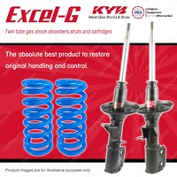 Front KYB EXCEL-G Shock Absorbers + Raised Coil Springs for HOLDEN Adventra VYII