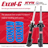 Front KYB EXCEL-G Shock Absorbers + Raised Coil Springs for HOLDEN Apollo JM JP