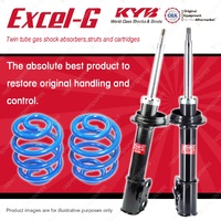 Front KYB EXCEL-G Shocks Sport Low Coil Springs for HOLDEN Apollo JM JP