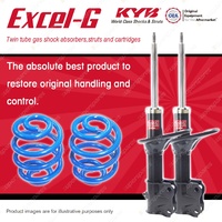 Front KYB EXCEL-G Shocks Sport Low Coil Springs for MITSUBISHI Lancer CH