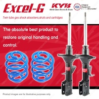 Front KYB EXCEL-G Shocks Super Low Coil for HOLDEN Commodore VY RWD