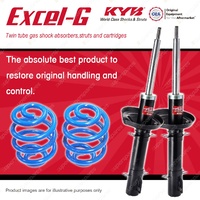 Front KYB EXCEL-G Shocks Sport Low Coil Springs for VOLKSWAGEN Golf MkIV