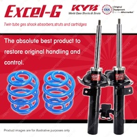 Front KYB EXCEL-G Shock Absorbers + Sport Low Coil Springs for FORD Focus LV