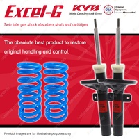 Front KYB EXCEL-G Shock Absorbers + Raised Coil Springs for FORD Mondeo HA HB