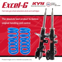 Front KYB EXCEL-G Shock Absorbers Raised Coil Springs for NISSAN Pathfinder R50