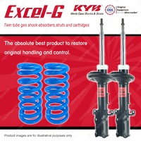 Front KYB EXCEL-G Shocks Raised Coil Springs for MERCEDES BENZ Vito 109 639