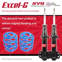 Front KYB EXCEL-G Shocks Sport Low Coil Springs for FORD Territory SY SYII