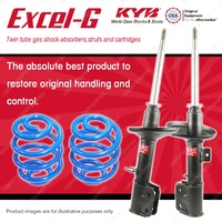 Front KYB EXCEL-G Shocks Raised Coil for HOLDEN Commodore VZ Statesman WL