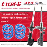 Front KYB EXCEL-G Shocks Sport Low Coil Springs for HOLDEN Commodore VZ