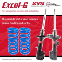 Front KYB EXCEL-G Shock Absorbers + STD Coil Springs for HOLDEN Commodore VZ