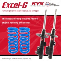 Front KYB EXCEL-G Shocks Raised Coil for HOLDEN Commodore VE Statesman WM